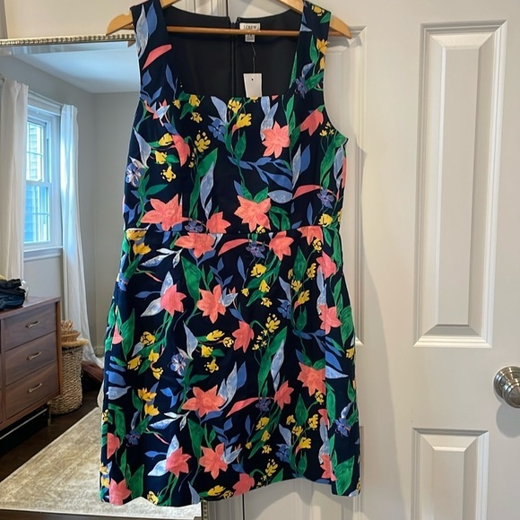 J. Crew Factory Floral Dress NWT - Picture 4 of 12